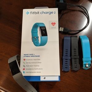 Fitbit charge 2 with 4 bands